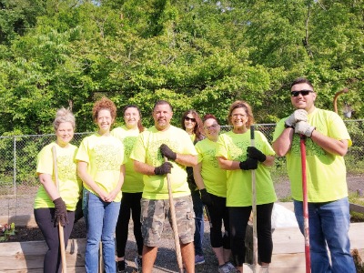 Allegany County Day of Caring and Sharing volunteers